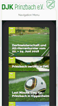 Mobile Screenshot of djk-prinzbach.de
